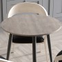 Круглий стіл OPTIMA 3 ніжки конусні Ferrum-decor 750x670x670 Чорний метал ДСП Дуб Кремона Канолло 16 мм (FRD-107553)
