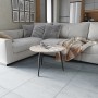 Журнальний круглий стіл OPTIMA 1 ніжки конусні Ferrum-decor 450x670x670 Чорний метал ДСП Дуб Сан-Марино 16 мм (FRD-107463)