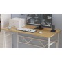 Компьютерный стол Ferrum-decor Раян 75x120x60 белый ДСП Дуб Артизан 32мм (FRD-107073)