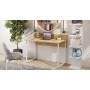 Компьютерный стол Ferrum-decor Скай 75x120x60 белый ДСП Дуб Артизан 16мм (FRD-106973)