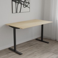 Стіл письмовий Space Ferrum-decor 750x1400x700 Чорний метал ДСП Дуб Кремона Торро 16 мм (FRD-107983)