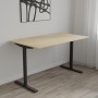 Стол письменный Space Ferrum-decor 750x1200x600 Черный металл ДСП Дуб Кремона Торро 16 мм (FRD-107893)