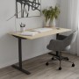 Стол письменный Space Ferrum-decor 750x1200x600 Черный металл ДСП Дуб Кремона Торро 16 мм (FRD-107893)