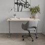 Стол письменный Space Ferrum-decor 750x1400x600 Серый металл ДСП Дуб Кремона Торро 16 мм (FRD-107963)