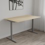 Стол письменный Space Ferrum-decor 750x1400x600 Серый металл ДСП Дуб Кремона Торро 16 мм (FRD-107963)