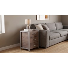 Тумба универсальная Ferrum-decor Вивьен 3 50x41x40 серый ДСП Дуб Кремона Канолло 16мм (FRD-107753)