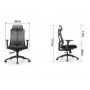 Крісло комп'ютерне HQOC-24A-2 Perfect Home Чорний (PFH-092091)