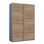 Шкаф купе Doros G-Caiser Антрацит/Дуб Эвок 2 ДСП / 3 части 160х60х240 (42005414) (DRS-012247)