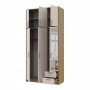 Антресоль высокая Doros Ронди Дуб Артизан/Кашемир 3 ДСП 121х52х65 (DRS-011909)