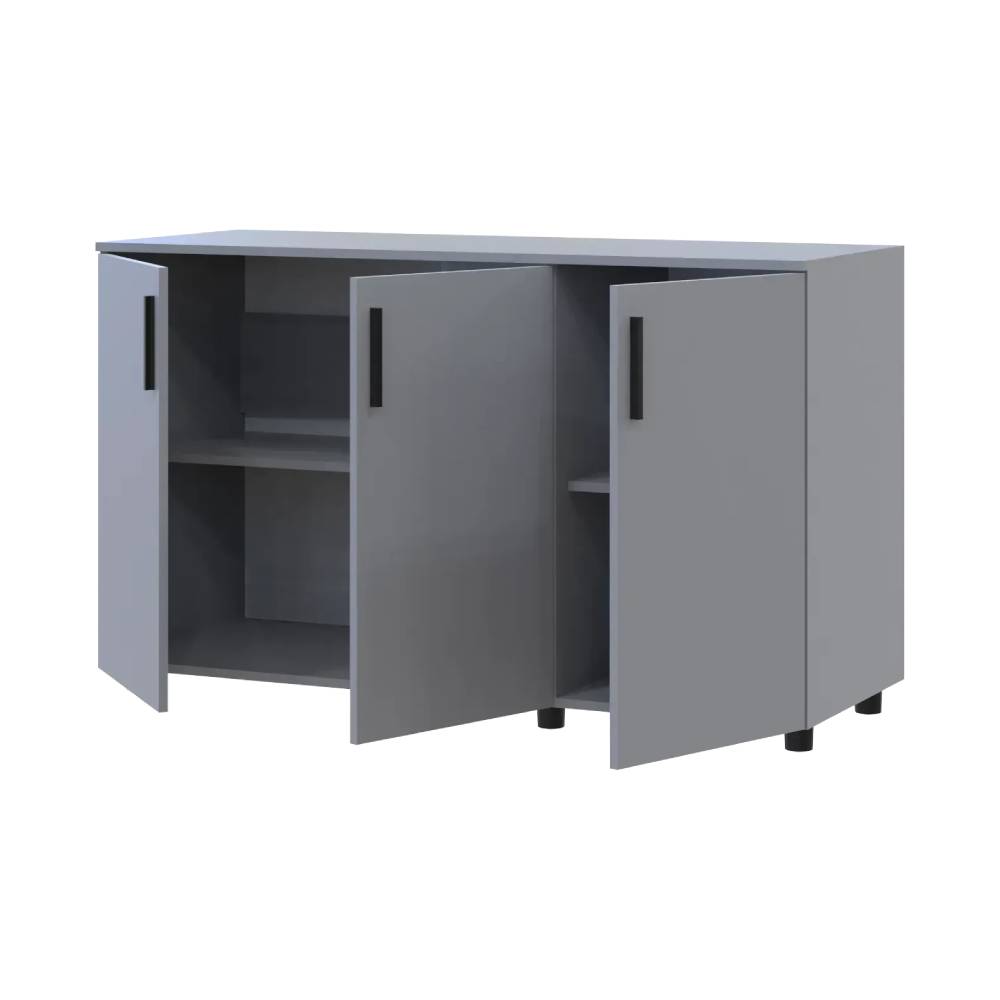 Комод Doros Торн Сірий 3 ДСП 135х51.6х80 (DRS-012101)