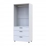 Шафа для одягу Doros Торн Білий 2 ДСП/3Ш (штанга) 90х51.6х200 (DRS-012021)
