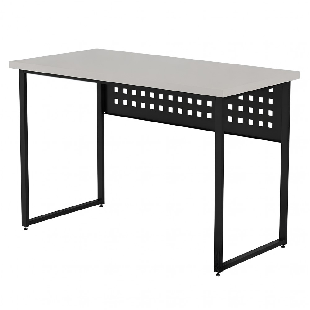 Стол письменный Майк Ferrum-decor 75x120x70 Черный металл ДСП Кашемир 32 мм (FRD-108324)