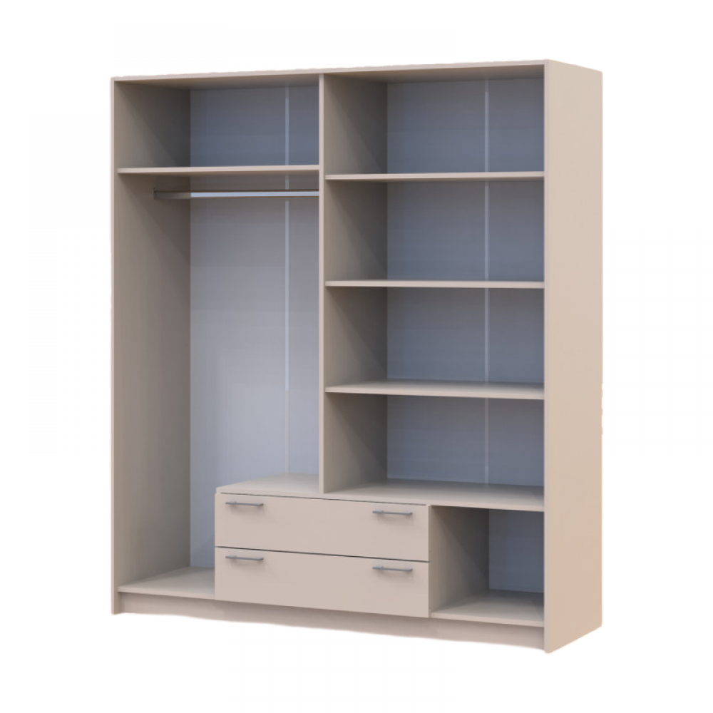 Шафа для одягу Doros Ронді Кашемір 4 ДСП 160х52х195 (80738477) (DRS-012191)