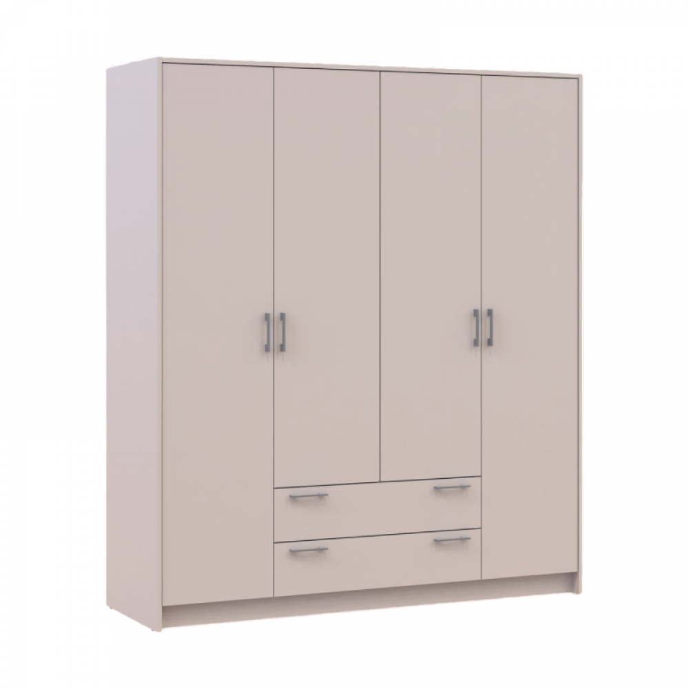 Шафа для одягу Doros Ронді Кашемір 4 ДСП 160х52х195 (80738477) (DRS-012191)
