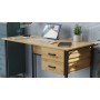 Компьютерный стол Ferrum-decor Дакота 76x120x60 черный ДСП Дуб Артизан 32мм (FRD-107284)