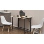 Стол раскладной Морис 900 Ferrum-decor 750x900x500 Черный металл ДСП Дуб Сан-Марино 16 мм (FRD-107314)
