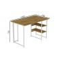 Компьютерный стол Ferrum-decor Кевин 75x140x70 белый ДСП Дуб Артизан 16мм (FRD-107234)