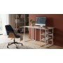 Стол письменный Кевин Ferrum-decor 75x120x60 Белый металл ДСП Кашемир 16 мм (FRD-108124)