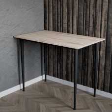 Універсальний стіл Prime Ferrum-decor 750x1200x700 Чорний метал ДСП Дуб Сан-Марино 16 мм (FRD-107664)