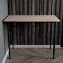 Стол универсальный Prime Ferrum-decor 750x1400x600 Черный металл ДСП Дуб Сан-Марино 16 мм (FRD-107644)