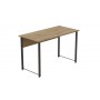 Компьютерный стол Ferrum-decor Курт 75x100x70 черный ДСП Дуб Артизан 32мм (FRD-107144)