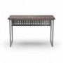 Стол письменный Майк Ferrum-decor 75x100x60 Серый металл ДСП Дуб Кремона Канолло 32 мм (FRD-108194)