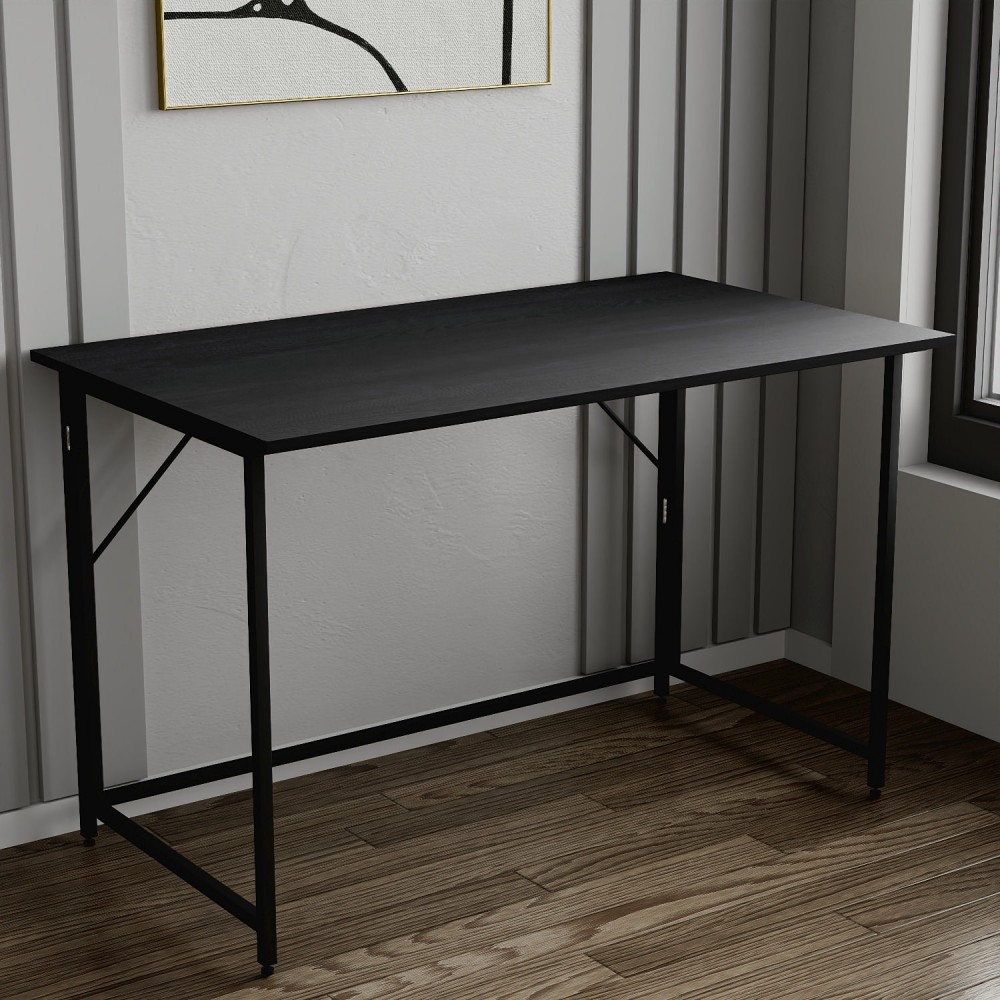 Стол раскладной Морис Ferrum-decor 750x1000x600 Черный металл ДСП Каштан Арвадонна 16 мм (FRD-107494)