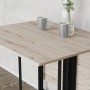 Розкладний стіл-трансформер книжка Моріс 3 Ferrum-decor 75x130x90 Чорний метал ДСП Дуб Сан-Марино 16 мм (FRD-107414)