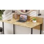 Компьютерный стол Ferrum-decor Скай 76x100x70 черный ДСП Дуб Артизан 32мм (FRD-106994)