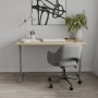 Стол письменный Space Ferrum-decor 750x1000x700 Серый металл ДСП Дуб Евок Прибрежный 16 мм (FRD-107874)