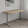 Стол письменный Space Ferrum-decor 750x1000x700 Серый металл ДСП Дуб Евок Прибрежный 16 мм (FRD-107874)