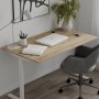 Стол письменный Space Ferrum-decor 750x1000x600 Белый металл ДСП Дуб Евок Прибрежный 16 мм (FRD-107854)