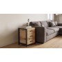 Тумба универсальная Ferrum-decor Вивьен 3 50x41x40 черный ДСП Дуб Евок Прибрежный 16мм (FRD-107744)