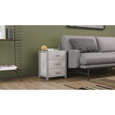 Тумба універсальна Ferrum-decor Вів'єн 3 50x41x40 сірий ДСП Бетон 16 мм (FRD-106934)