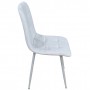 Стул PM-003 Perfect Home Sic Velluto 2 Бежевый с белыми ножками (PFH-092131)