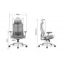 Крісло комп'ютерне HQOC-24A-2-G Perfect Home Сірий (PFH-092092)