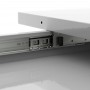 Обідній розсувний стіл Неман РОЙ МДФ Білий глянець (NEM-121007)