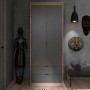 Шкаф для одежды с выдвижными ящиками Эверест Сити-800 80,2х50х204,6 см Дуб сонома/Графит (EVR-071142)