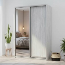Шкаф купе Doros Сити Лайт Сосна Натти 1 ДСП / 1 зеркало 150х60х225 (DRS-011965)