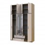 Антресоль высокая Doros Ронди Дуб Артизан/Кашемир 4 ДСП 160х52х65 (DRS-011910)