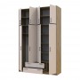 Антресоль высокая Doros Ронди Дуб Артизан/Кашемир 4 ДСП 160х52х65 (DRS-011910)