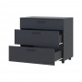 Комод Doros Торн Антрацит 3Ш 90х51.6х80 (DRS-012092)