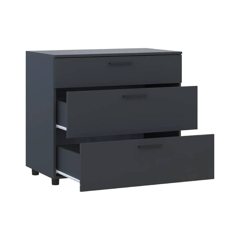 Комод Doros Торн Антрацит 3Ш 90х51.6х80 (DRS-012092)