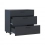 Комод Doros Торн Антрацит 3Ш 90х51.6х80 (DRS-012092)