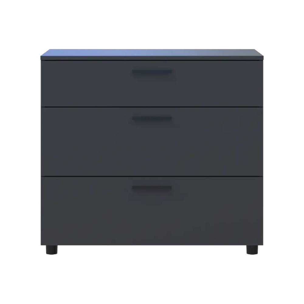 Комод Doros Торн Антрацит 3Ш 90х51.6х80 (DRS-012092)