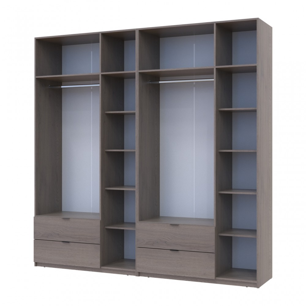 Комплект шаф для одягу Doros Лукас (2 шт.) 240х50х240 см Канноло (DRS-011850)