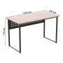 Стол письменный Майк Ferrum-decor 75x120x70 Белый металл ДСП Кашемир 32 мм (FRD-108325)