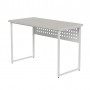 Стол письменный Майк Ferrum-decor 75x120x70 Белый металл ДСП Кашемир 32 мм (FRD-108325)