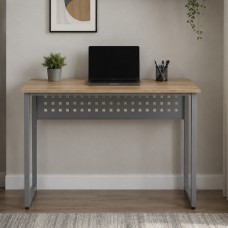 Стіл письмовий Майк Ferrum-decor 75x140x70 Сірий метал ДСП Дуб Кремона Торро 16 мм (FRD-108365)