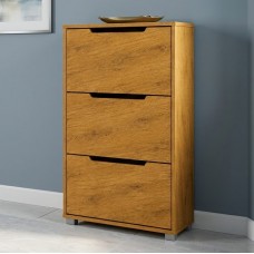 Тумба для взуття з ящиками LION ТО-2 70,4x28,2x123,4 см Дуб Аппалачі (LION-045320)